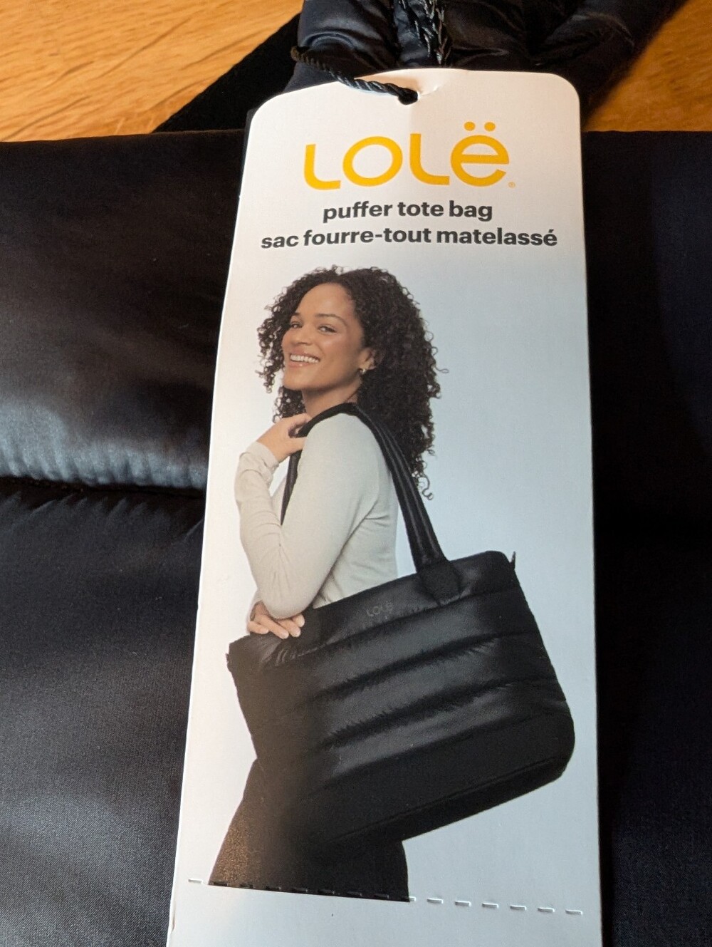 NWT Lole Quilted Puffer Tote.